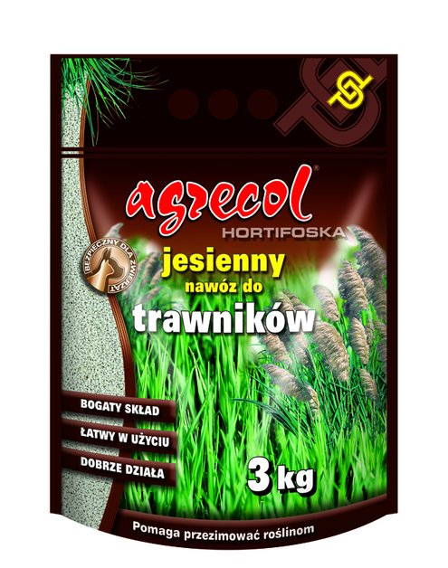 Zdjęcie: Nawóz do trawników jesienny Hortifoska 3 kg AGRECOL