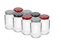 Zdjęcie: Słoik TO 190 ml z kolorową zakrętką fi53 - 8szt. 132190 BROWIN
