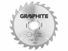 Tarcza do pilarki, widiowa, 185 x 30 mm, 24 zęby GRAPHITE