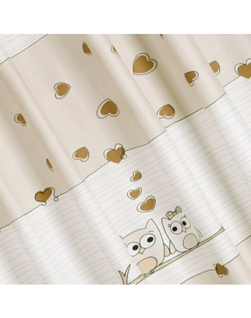 Zdjęcie: Zasłona dziecięca Kids 140x250 cm kremowo-beżowa na taśmie EUROFIRANY