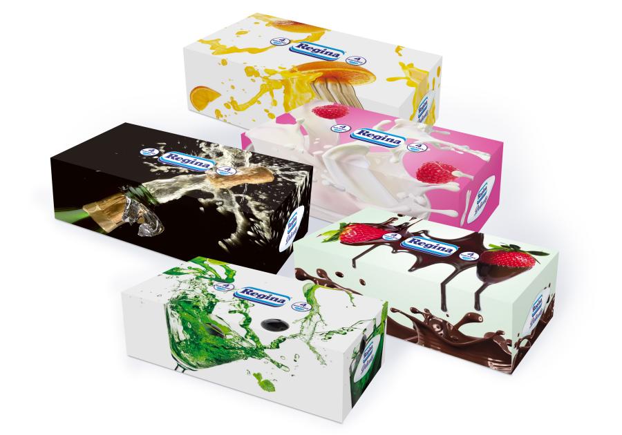 Zdjęcie: Chusteczki kosmetyczne Splash 96 sztuk REGINA