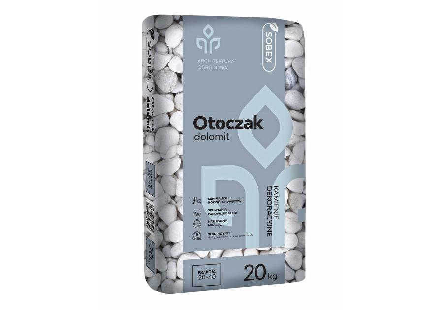 Zdjęcie: Otoczak dolomit 20 kg (20-40) SOBEX