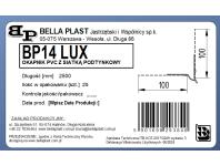 Zdjęcie: Listwa PVC okapnikowa, podtynkowa z siatką BP14 Lux L250 biała BELLA PLAST