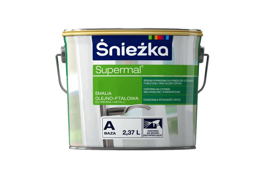 Zdjęcie: Emalia Supermal BazaA biały 2,37L ŚNIEŻKA