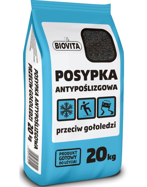 Zdjęcie: Posypka antypoślizgowa przeciw gołoledzi 20kg BIOVITA