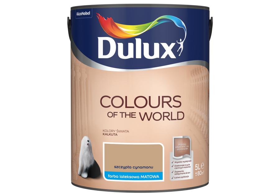 Zdjęcie: Farba do wnętrz Kolory Świata 5 L szczypta cynamonu DULUX