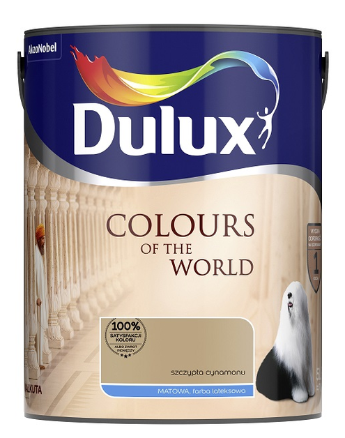 Zdjęcie: Farba do wnętrz Kolory Świata 5 L szczypta cynamonu DULUX