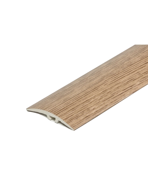 Zdjęcie: Kształtownik PVC wcisk szeroki 40 mm 2w1 L= 2,70 m Dąb Glina okleina mat CEZAR