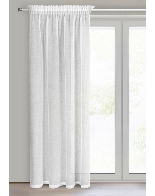 Zdjęcie: Firana gotowa Vanesa na taśmie 140 x 270 cm biały EUROFIRANY
