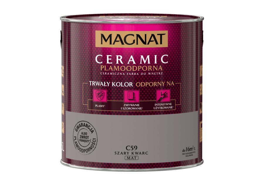 Zdjęcie: Farba ceramiczna 2,5 L szary kwarcyt MAGNAT CERAMIC