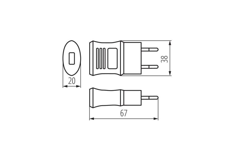 Zdjęcie: Ładowarka USB KB charger 6 W KINGBERRY