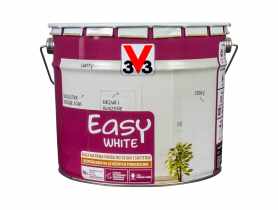 Farba do ścian i sufitów Easy White biała matowa 10 L V33