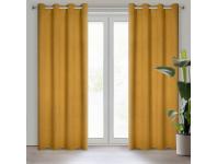 Zdjęcie: Zasłona gotowa Carlo 135x250 cm miodowy EUROFIRANY