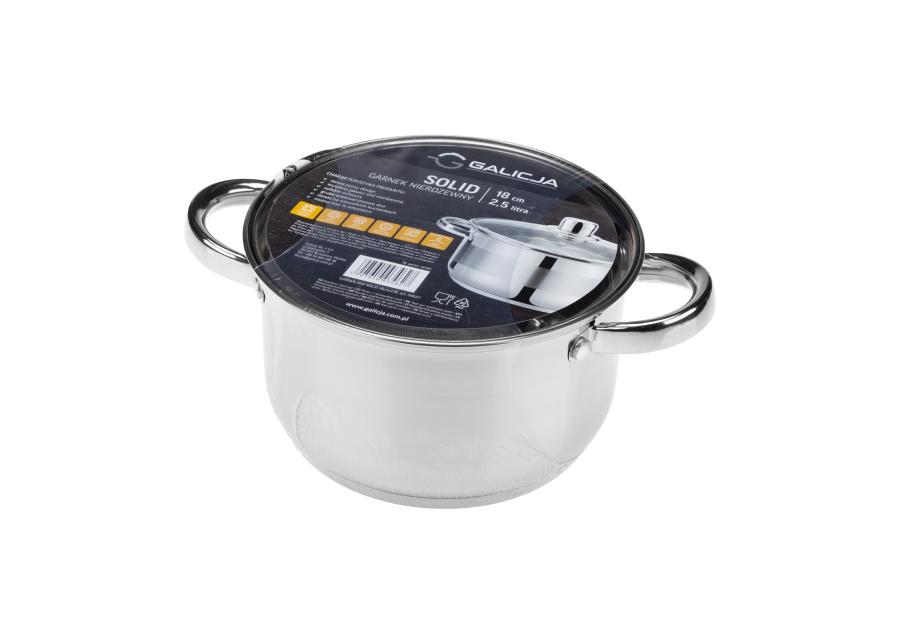 Zdjęcie: Garnek nierdzewny Solid 18 cm 2,5 L GALICJA