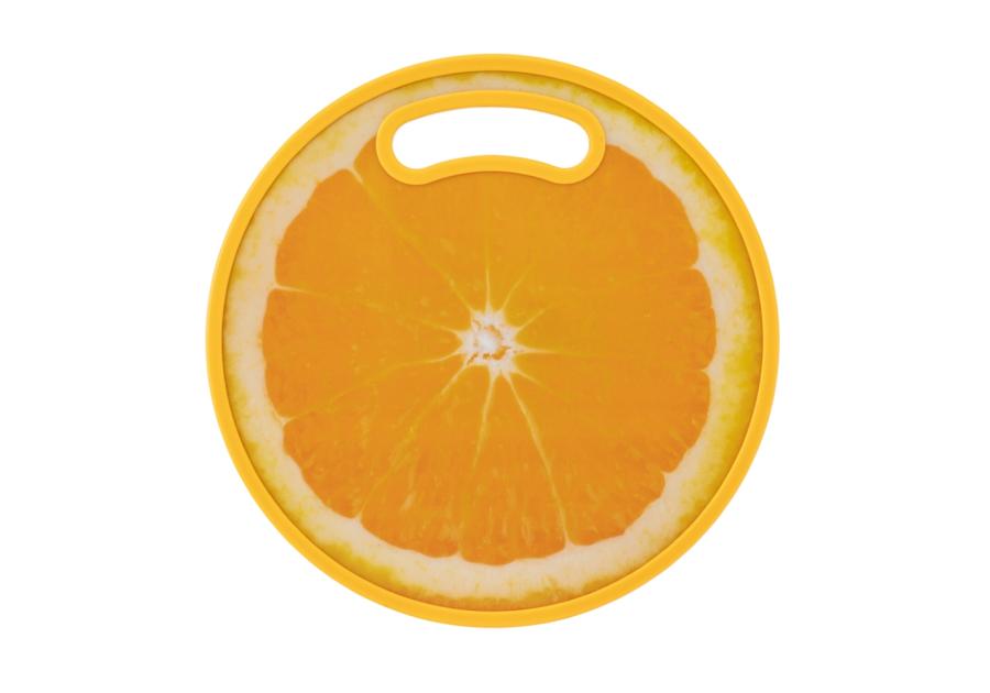 Zdjęcie: Deska kuchenna Tropicana średnica 30 cm dekoracja pomarańcza ALTOM DESIGN
