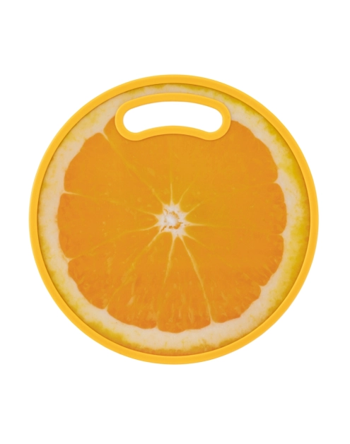 Zdjęcie: Deska kuchenna Tropicana średnica 30 cm dekoracja pomarańcza ALTOM DESIGN