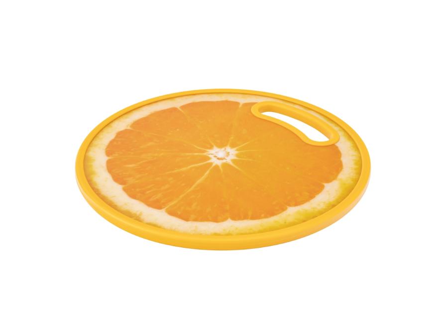 Zdjęcie: Deska kuchenna Tropicana średnica 30 cm dekoracja pomarańcza ALTOM DESIGN
