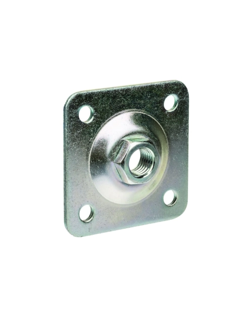 Zdjęcie: Blacha z nakrętką ogrodzeniowa 80x80mm fi 16,0 ocynk POLBRAM