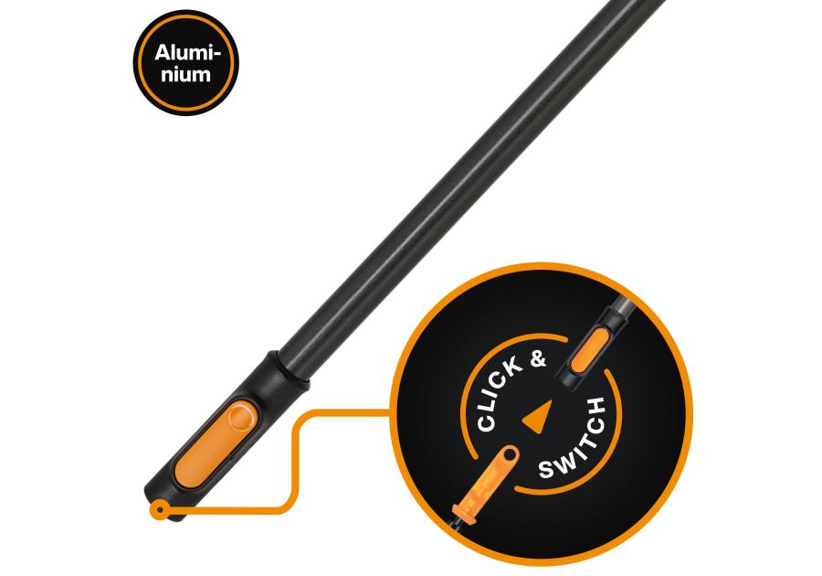 Zdjęcie: Trzonek aluminiowy rozmiar L One Click FISKARS