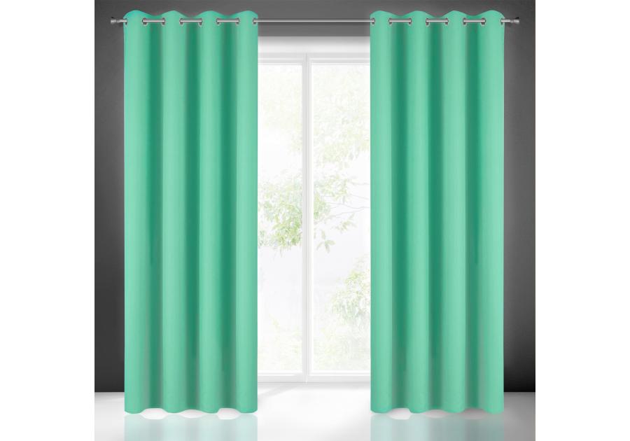 Zdjęcie: Zasłona gotowa D91 Adore 140x250 cm miętowy EUROFIRANY
