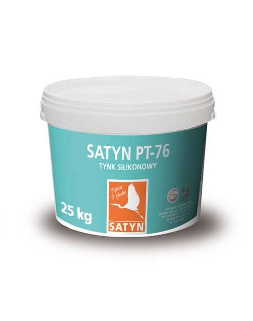 Zdjęcie: Tynk silikatowo-silikonowy PT-76 , baranek 2,0 mm,baza b1 - 25 kg SATYN
