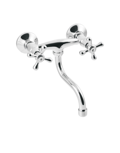 Zdjęcie: Bateria umywalkowo-zlewkozmywakowa Roma chrom, S 25 cm INVENA