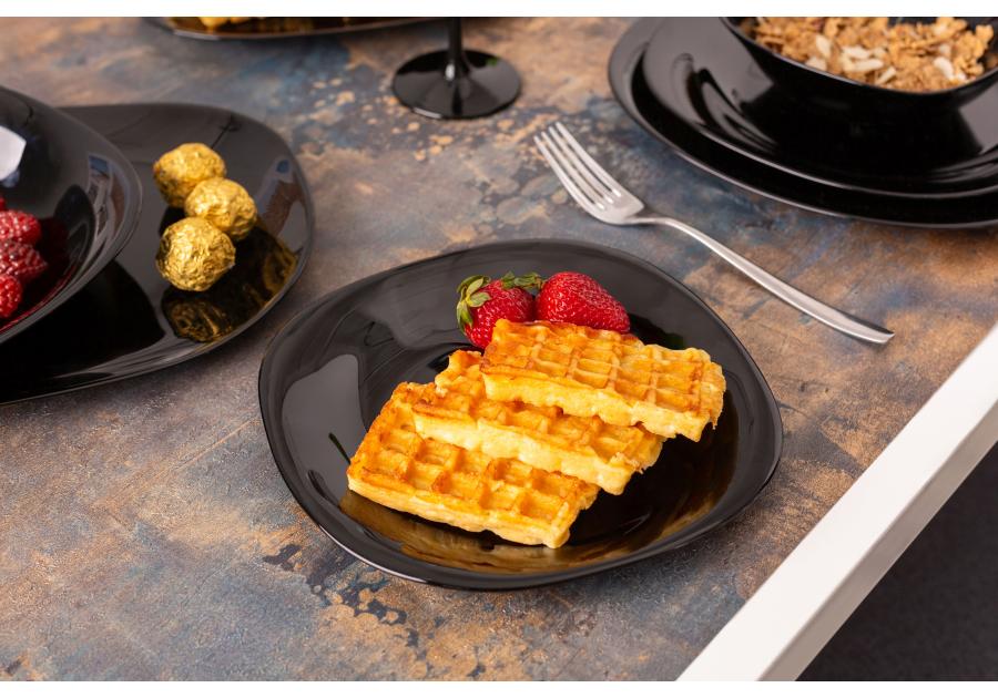 Zdjęcie: Talerz deserowy Black Harmony 22 cm ALTOMDESIGN