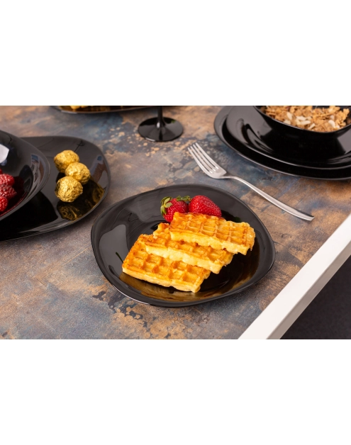 Zdjęcie: Talerz deserowy Black Harmony 22 cm ALTOMDESIGN