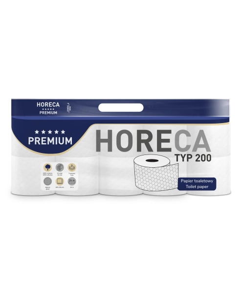 Zdjęcie: Papier toaletowy typ 200/15 24 m 3W HORECA