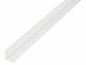 Profil kątowy PVC biały 2000x20x20x1,5 mm ALBERTS