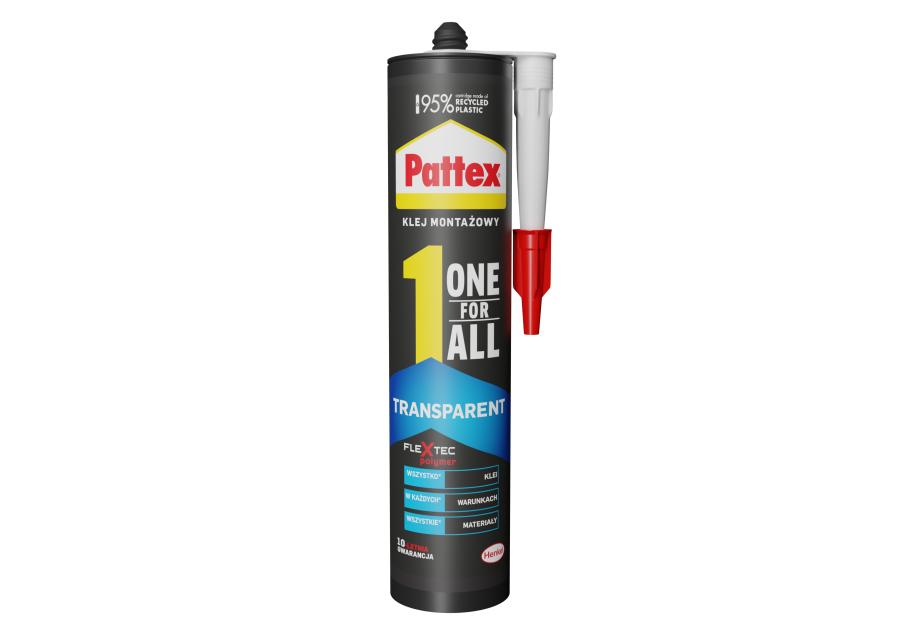 Zdjęcie: Klej One For All Universal bezbarwny 290 g PATTEX