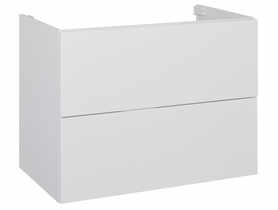 Szafka pod umywalkę 80 cm, 2 szuflady, biały, System c biały Country ASTOR
