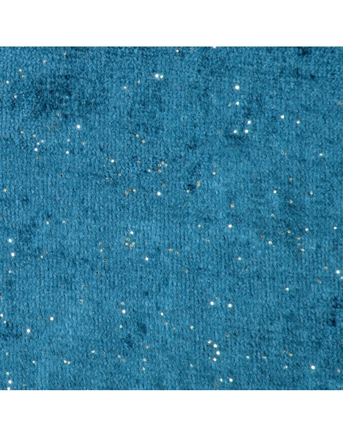 Zdjęcie: Zasłona Elizia 140x250 cm granatowa na przelotkach EUROFIRANY