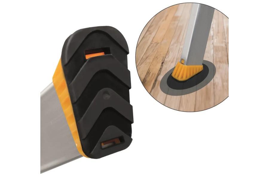 Zdjęcie: Drabina aluminiowa jednostronna Max 4-stopniowa DRABEST