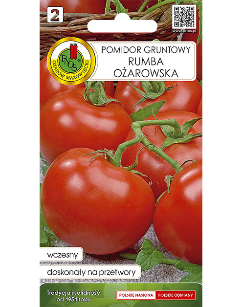 Zdjęcie: Pomidor gruntowy Rumba Ożarowska 0,5 g PNOS