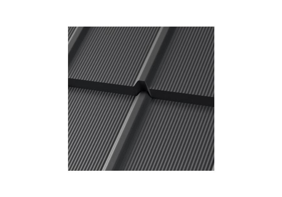 Zdjęcie: Blachodachówka panelowa Tigra Purmatr 7016 PRUSZYŃSKI