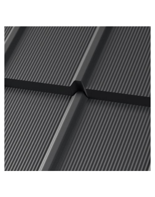 Zdjęcie: Blachodachówka panelowa Tigra Purmatr 7016 PRUSZYŃSKI