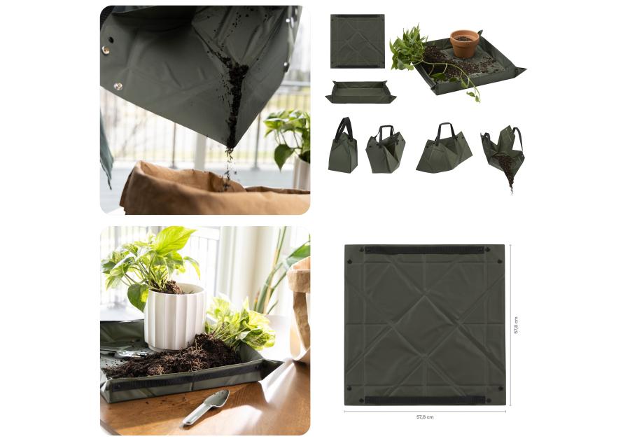 Zdjęcie: Składana mata do sadzenia roślin Plant Care zielona FISKARS