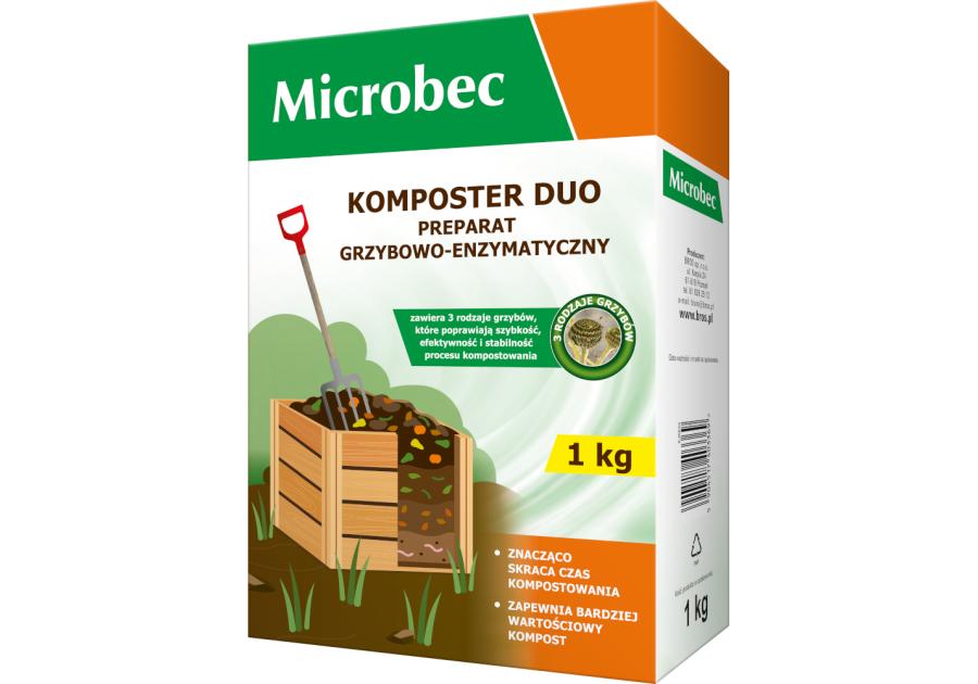 Zdjęcie: Preparat do kompostowników Microbec Komposter Duo 1 kg BROS