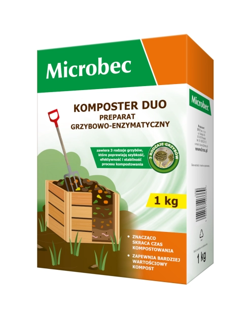 Zdjęcie: Preparat do kompostowników Microbec Komposter Duo 1 kg BROS