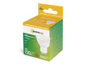 Żarówka LED 9 W NW GU10 z mleczną szybką biała SPECTRUM