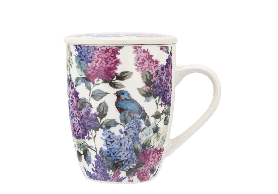 Zdjęcie: Kubek z zaparzaczem i pokrywką 340 ml dekoracja bez ALTOM DESIGN