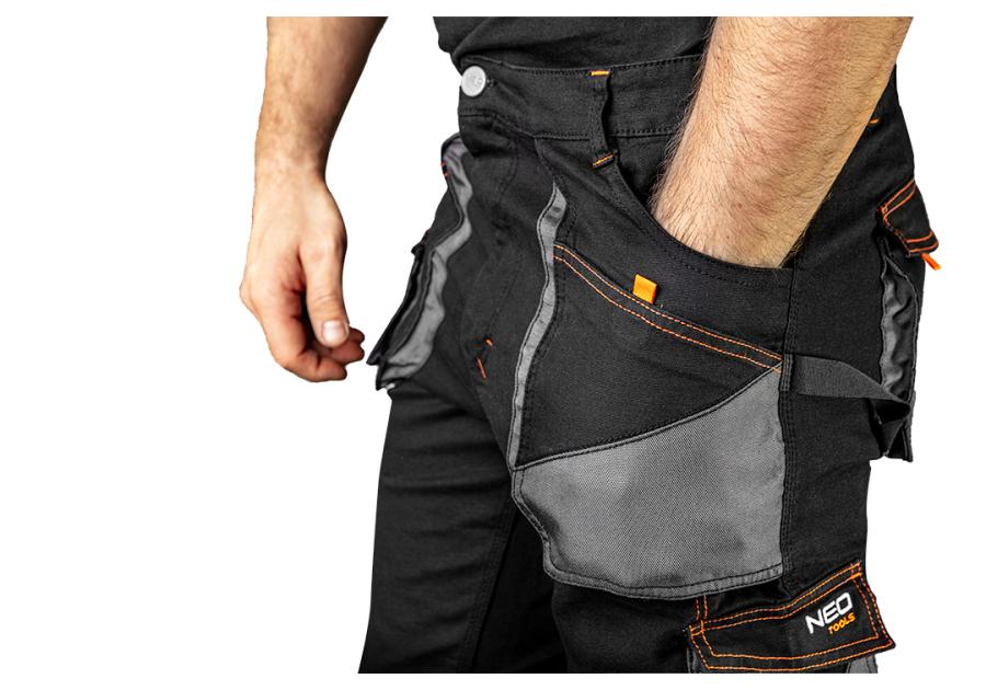 Zdjęcie: Spodnie robocze HD Slim, pasek, rozmiar XL NEO