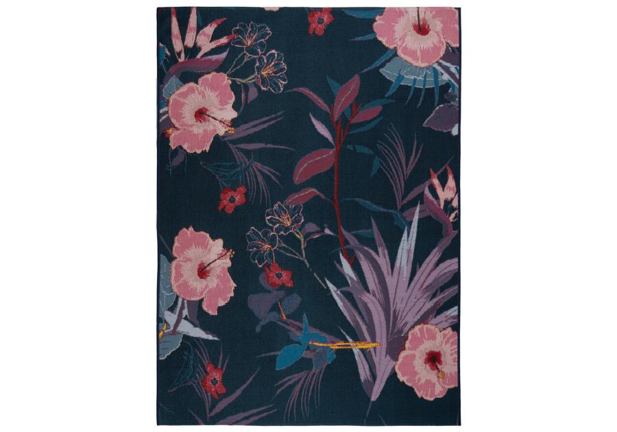 Zdjęcie: Dywan Jungle 120x170 cm kwiaty pomarańczowo-czarne MULTI-DECOR