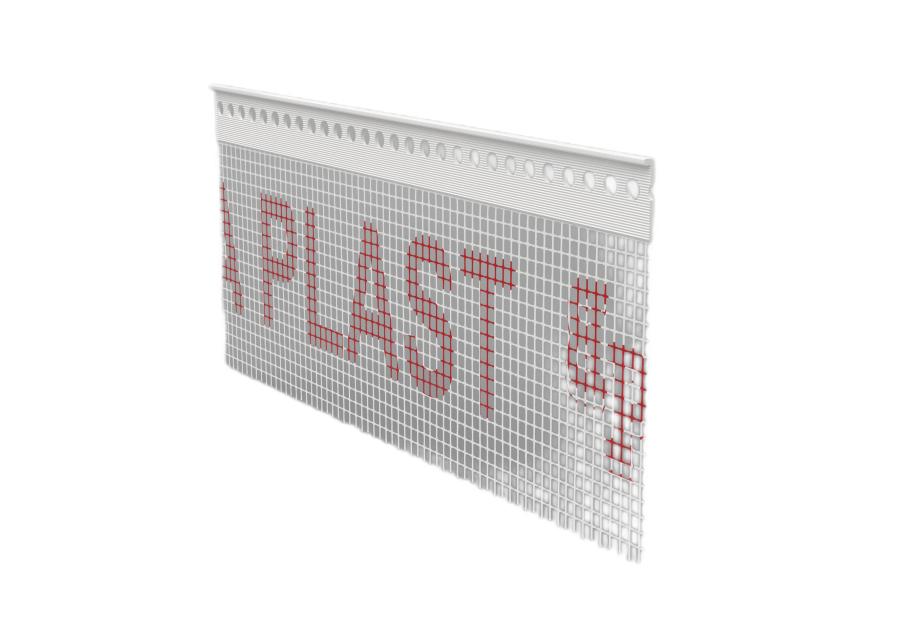 Zdjęcie: Listwa PVC zakończeniowa z siatką BP22 L250 6 mm biała BELLA PLAST