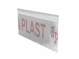Listwa PVC zakończeniowa z siatką BP22 L250 6 mm biała BELLA PLAST