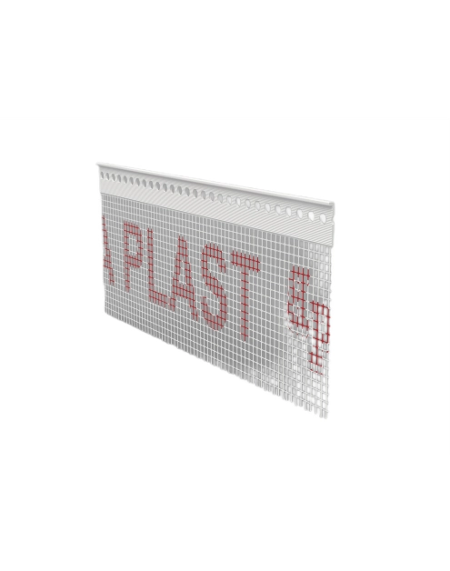 Zdjęcie: Listwa PVC zakończeniowa z siatką BP22 L250 6 mm biała BELLA PLAST