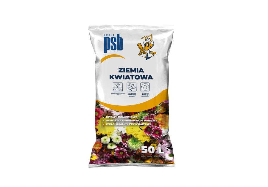 Zdjęcie: Ziemia kwiatowa 50 L PSB