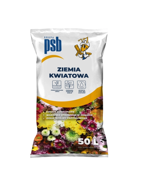 Zdjęcie: Ziemia kwiatowa 50 L PSB