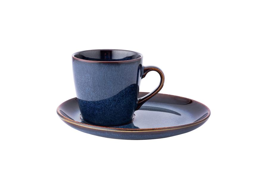 Zdjęcie: Filiżanka Reactive Navy Blue 310 ml ze spodkiem 20 cm ALTOM DESIGN